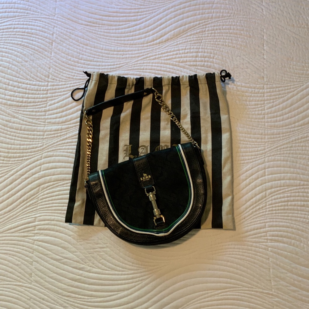 L.A.M.B. purse, leather black